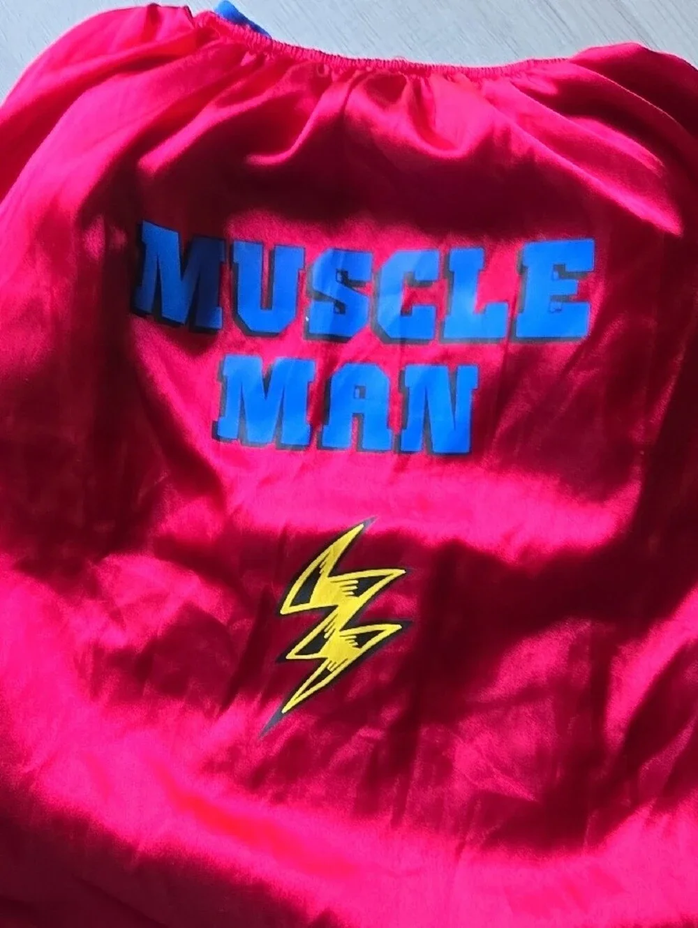 Gymboree Muscle Man Padded Superhero Top with Cape Small 5-6